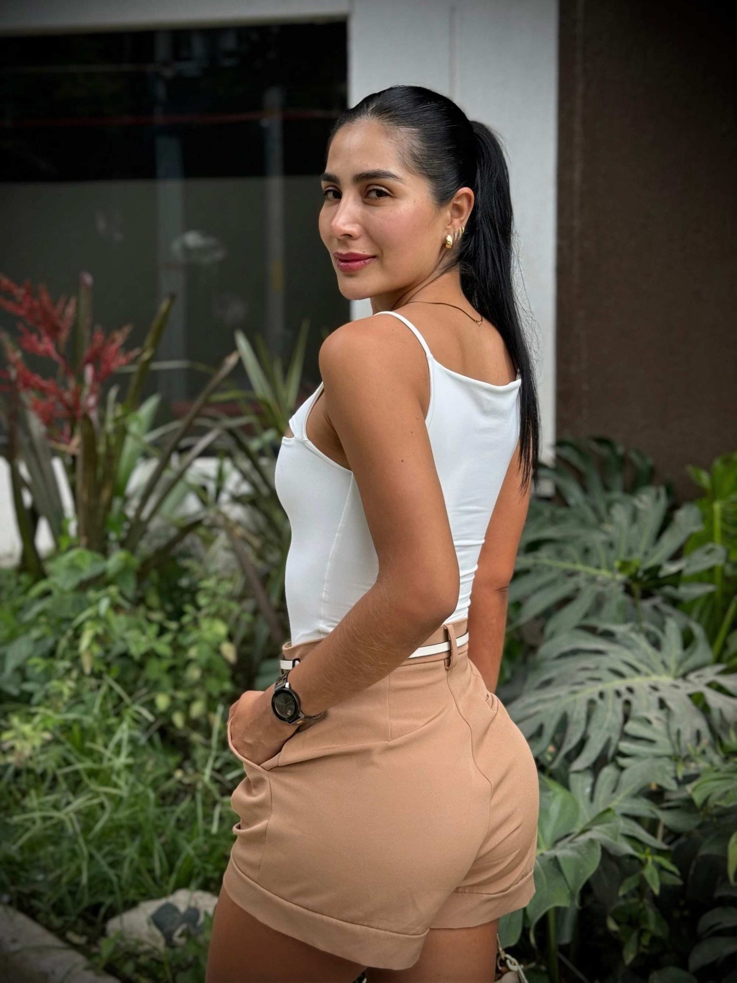 Body Trebol Blanco