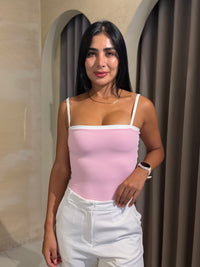 Body bloques tira rosado