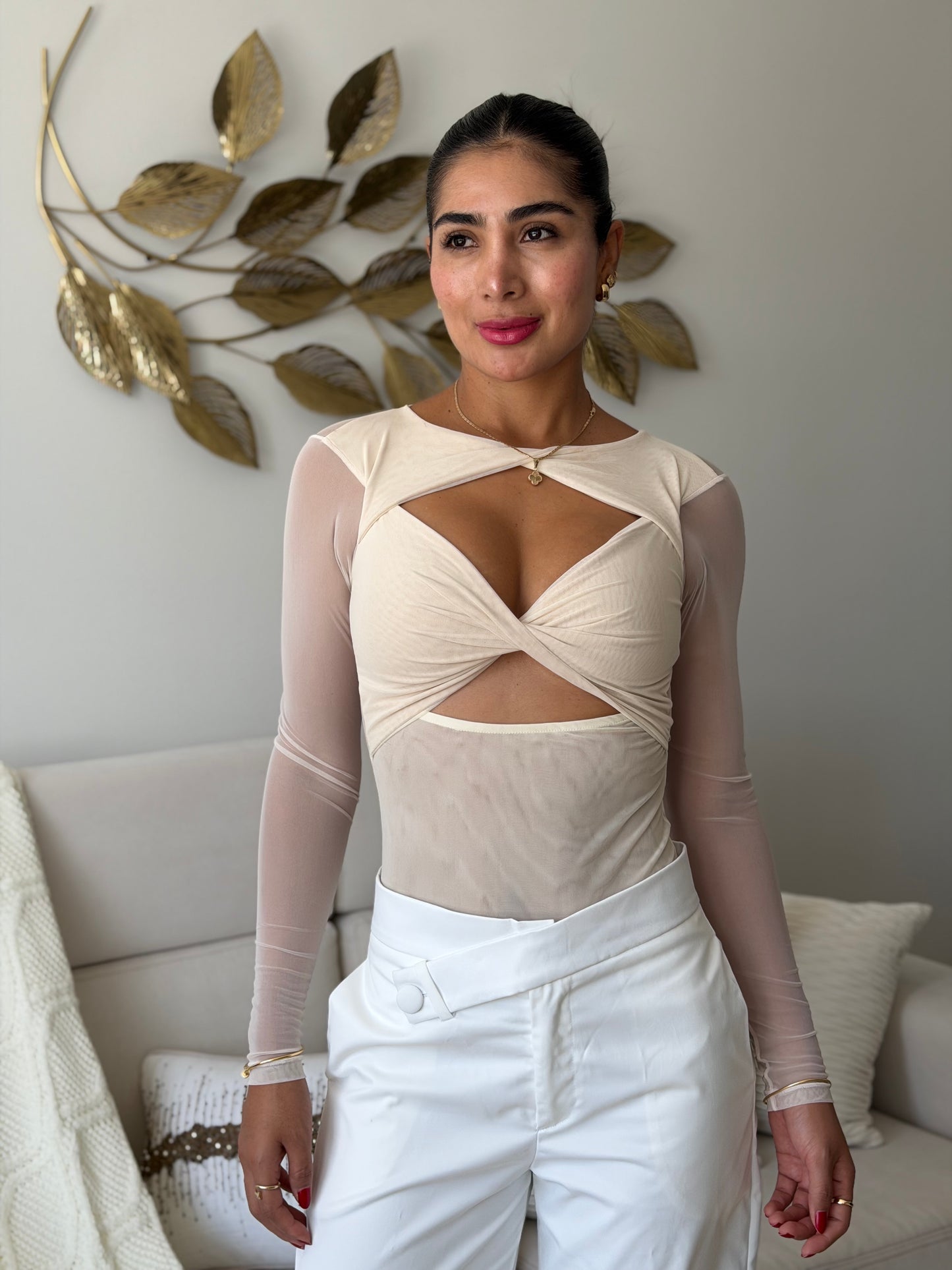 Body mallatex entorchado nude