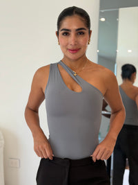 Body solo hombro gota gris