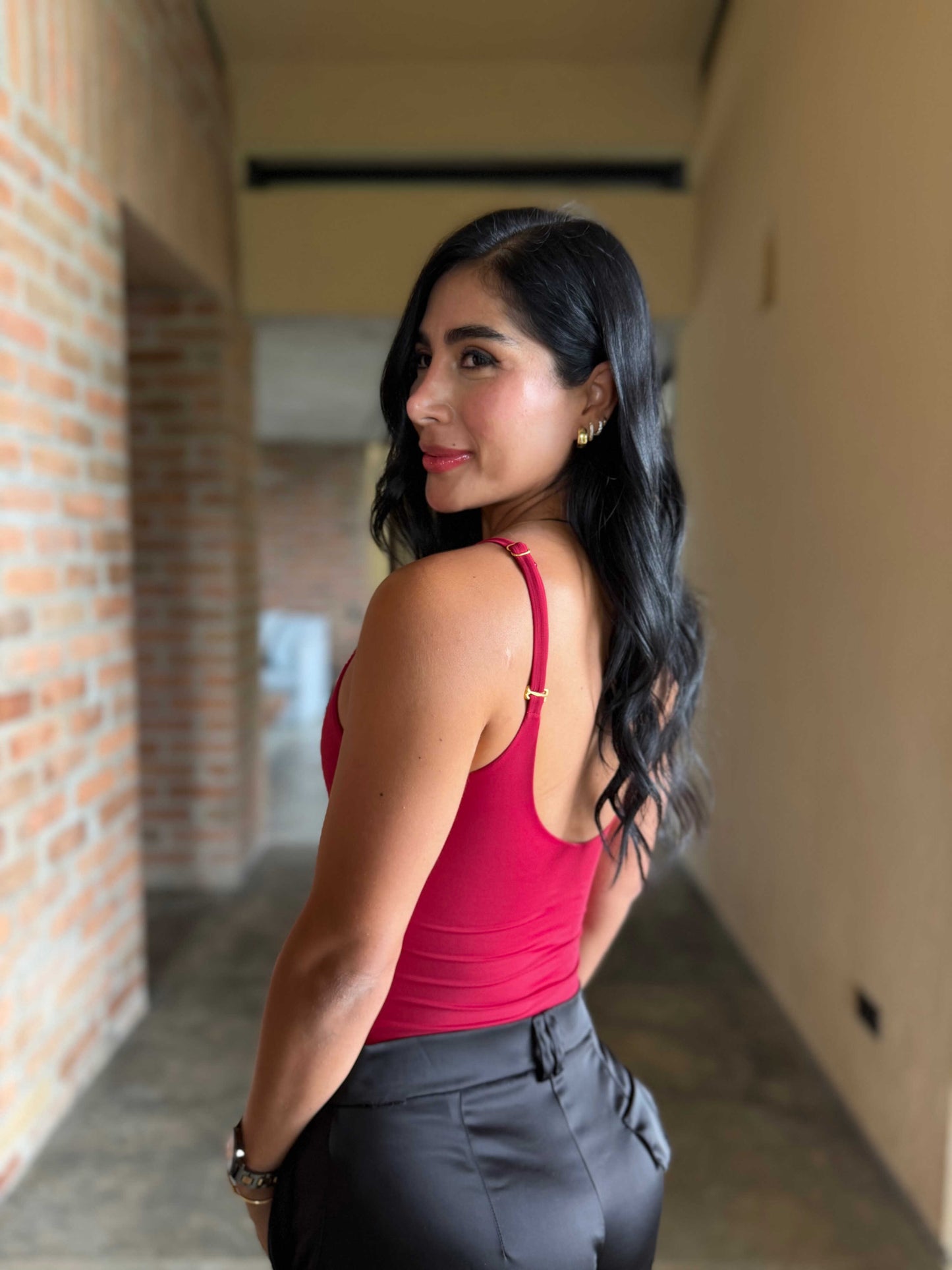 Body top interno invisible borgoña