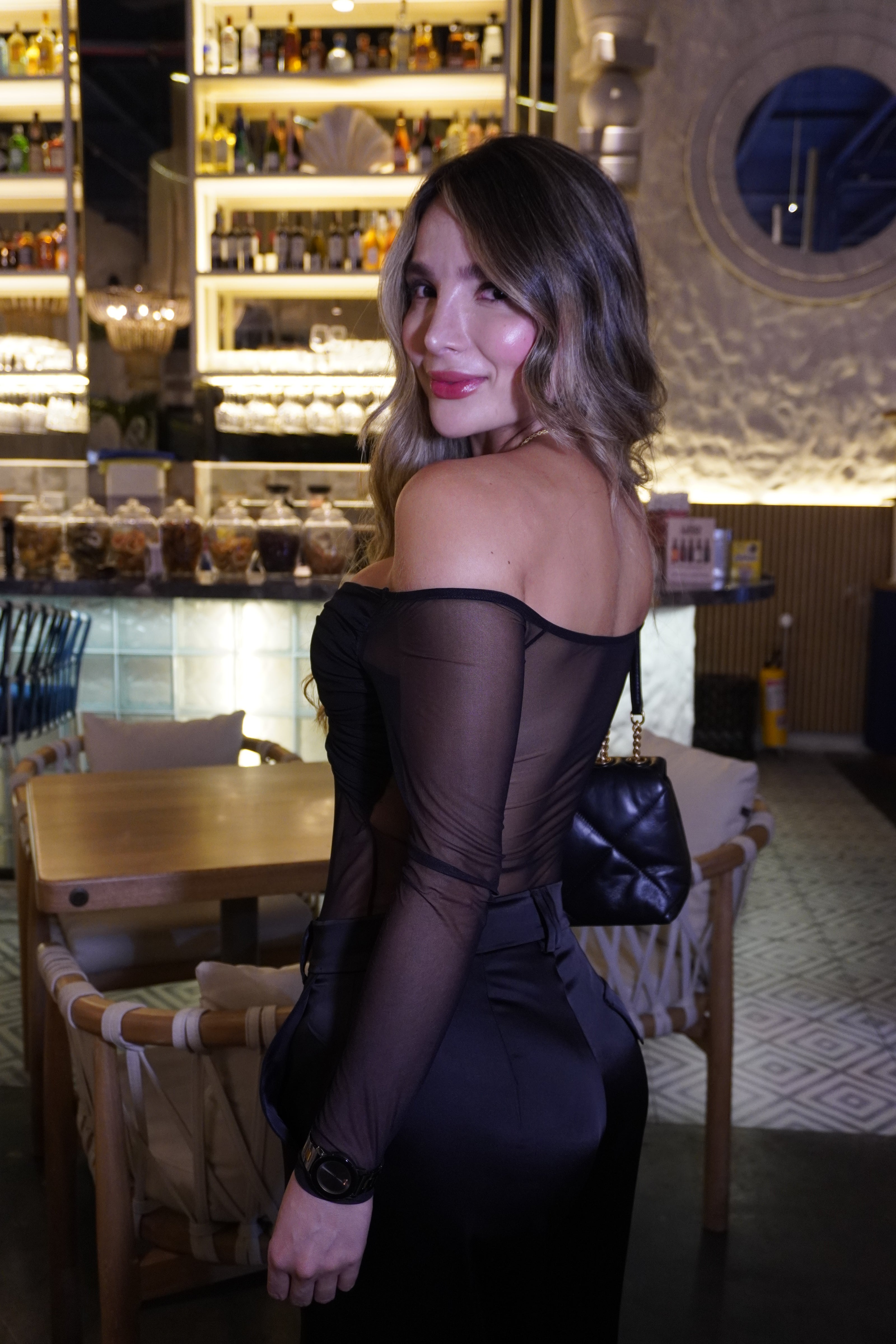 Body mallatex nudo negro