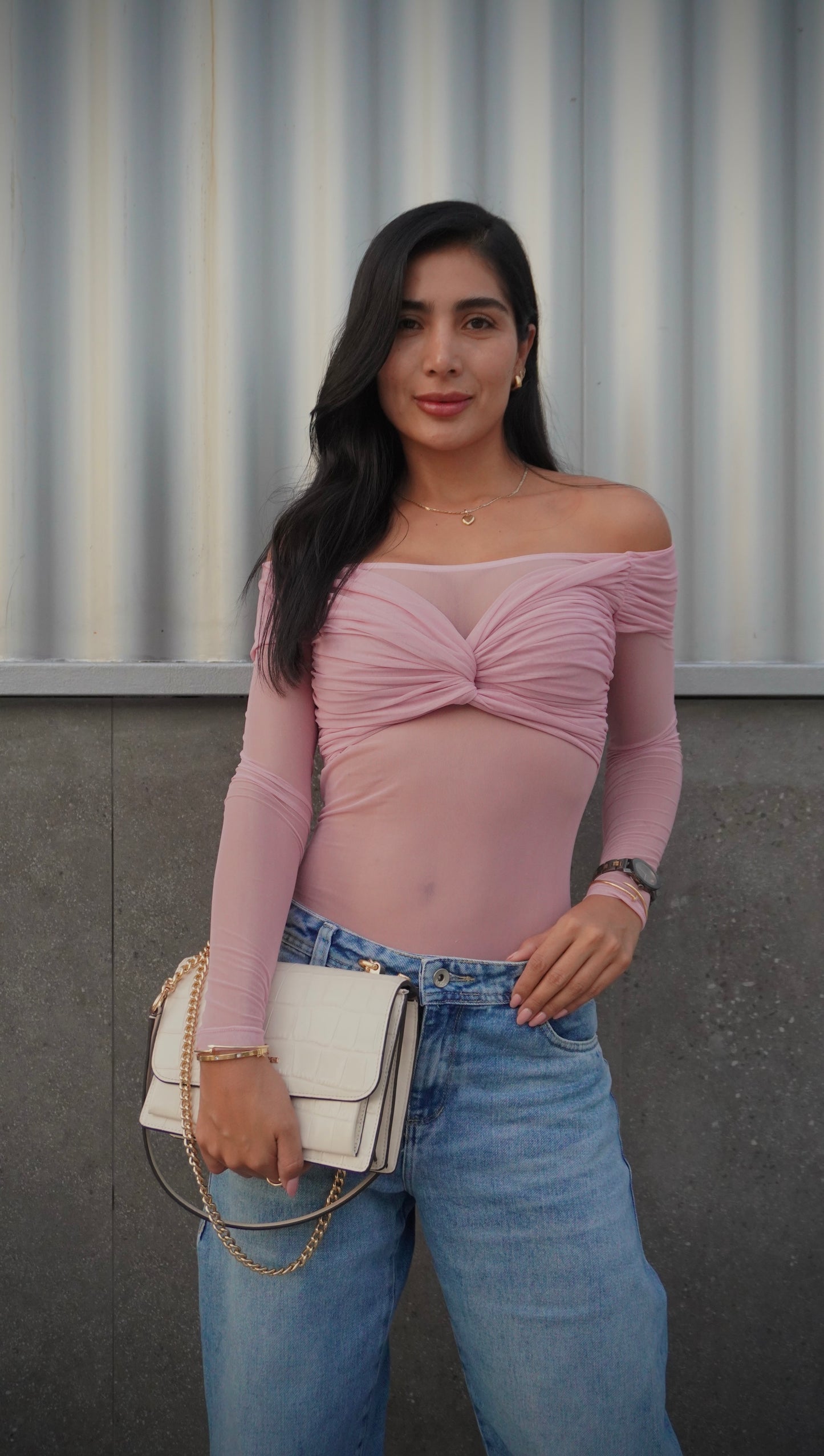Body mallatex nudo rosado