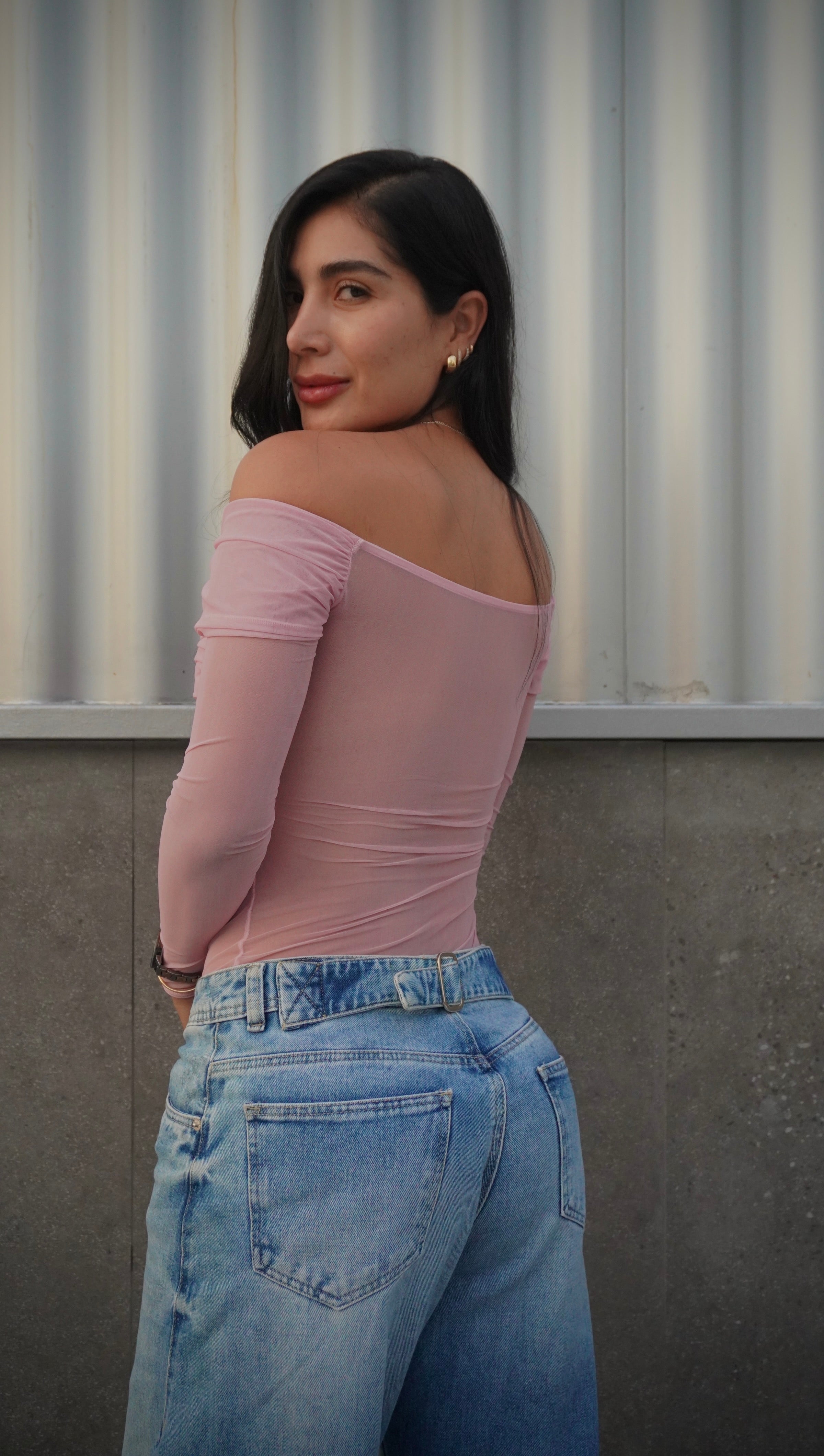 Body mallatex nudo rosado
