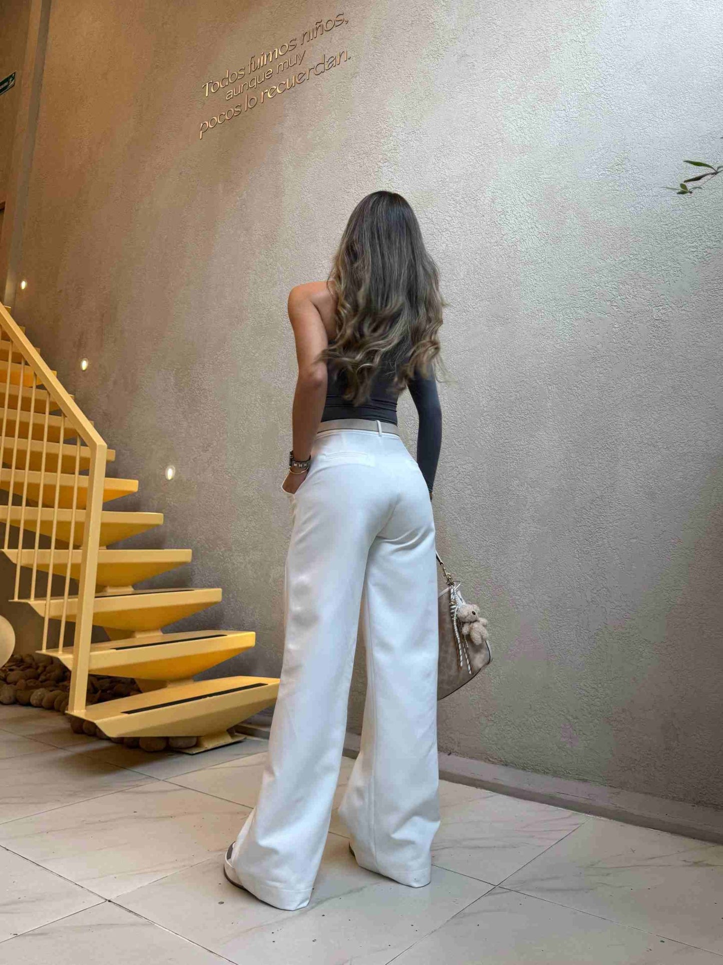 Pantalón Clásico Blanco