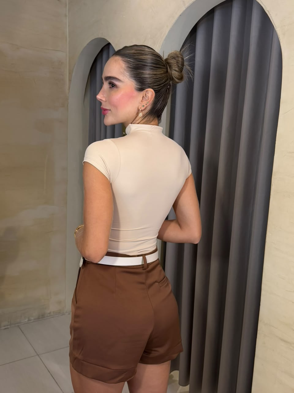 Blusa cuello incluido