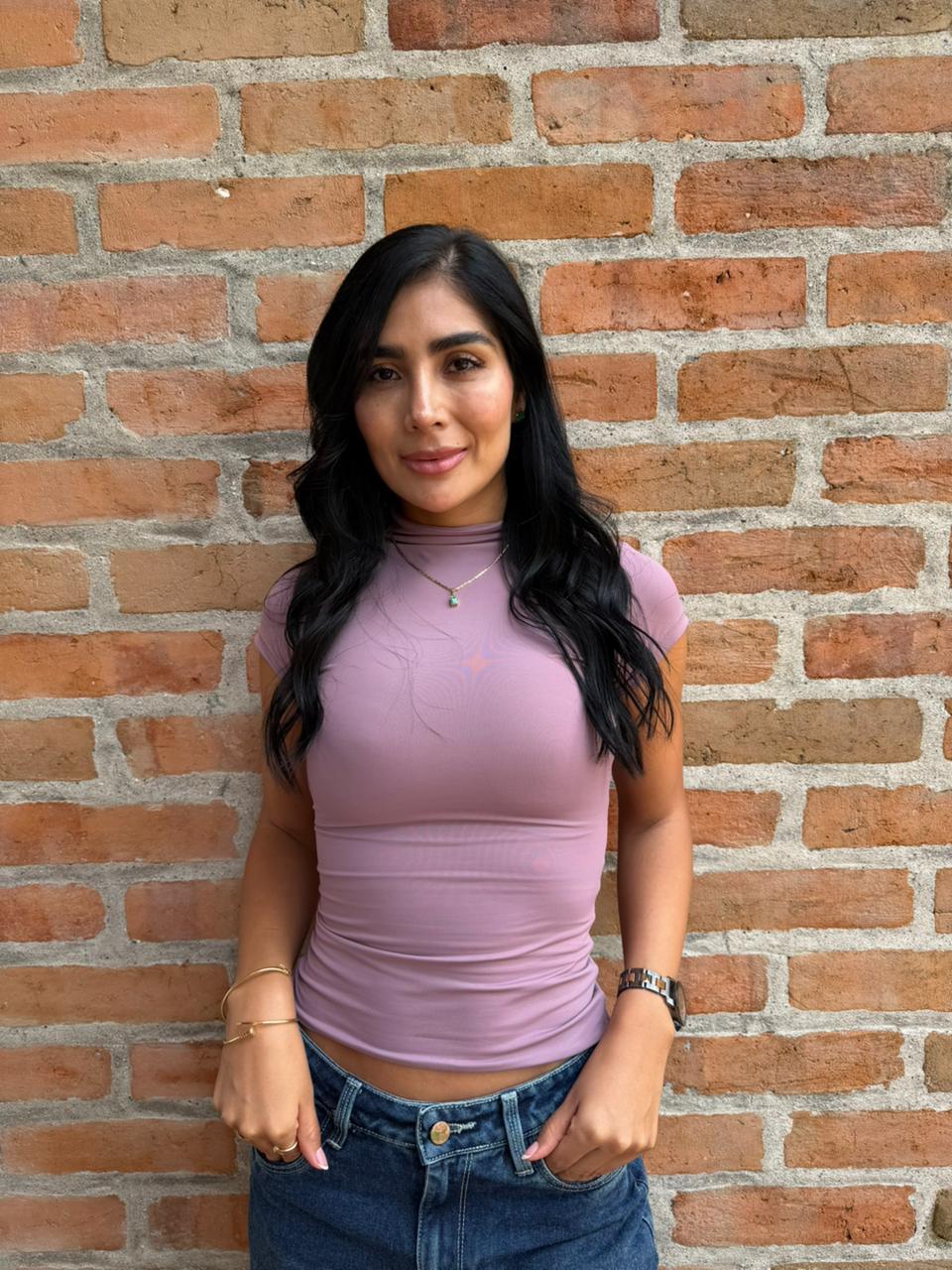 Blusa cuello incluido 