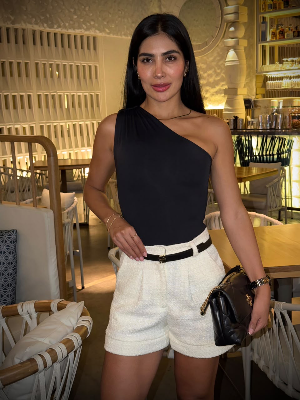 Short Texturas Marfil