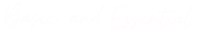 Inicio – Basic and Essentials